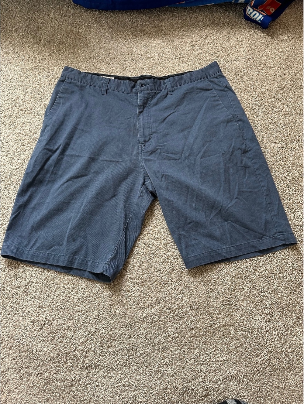 Volcom blue chino shorts